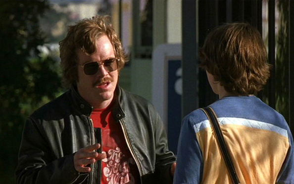 Hoffman as Lester Bangs in Almost Famous