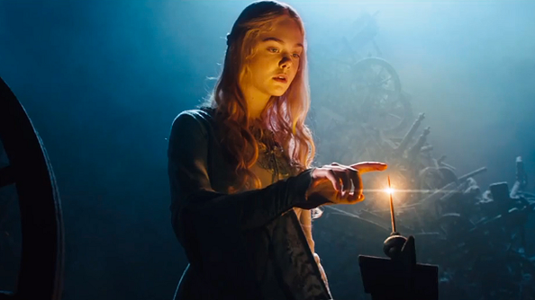 Elle Fanning plays the role of a naive princess well