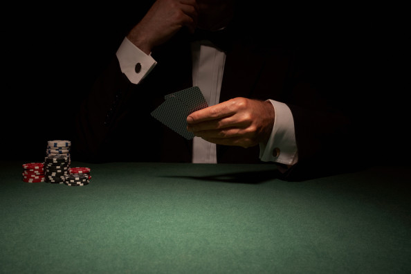 Card Player In Casino