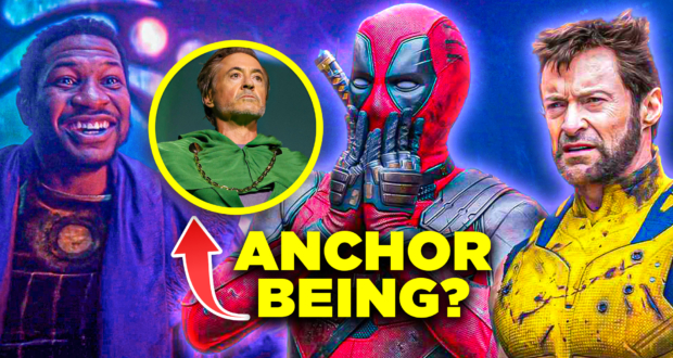 Deadpool and Wolverine MCU 616 Anchor Being Tony Stark Roberty Downey Jr. Iron Man Dcotor Doom comic con ryan reynolds hugh jackman themovieblog