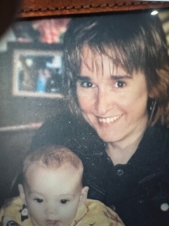 Melissa Etheridge and son Beckett as a baby.