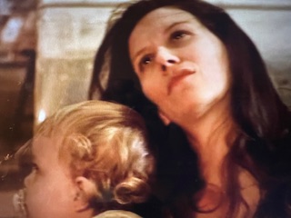 Meg and Baby Katelyn in "Falling Stars"